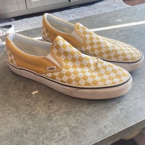 Used Vans Checkered Slip ons